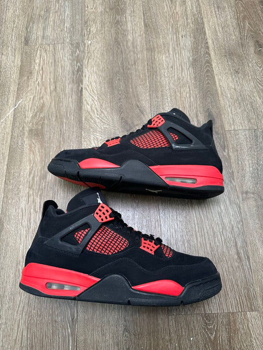 Preowned Jordan 4 Red Thunder Sz.13 (No Box)