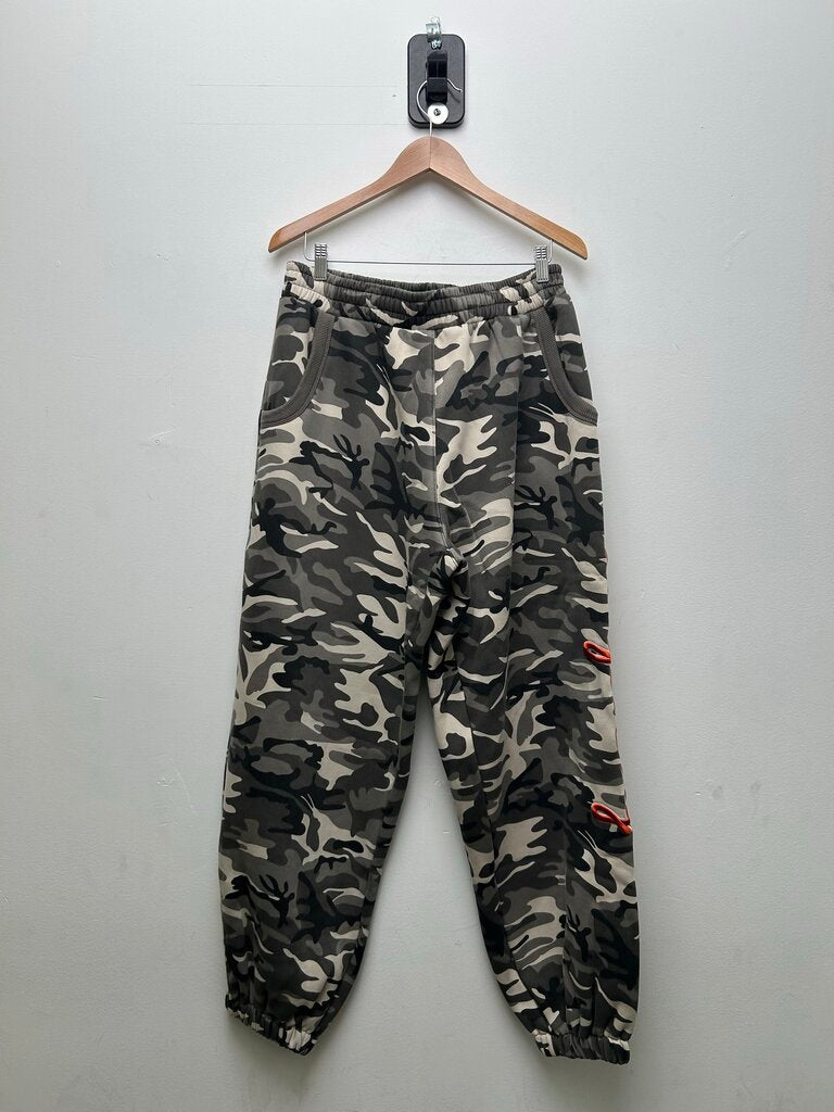 New Gv Gallery Snow Camo Sweatpants Sz.Medium
