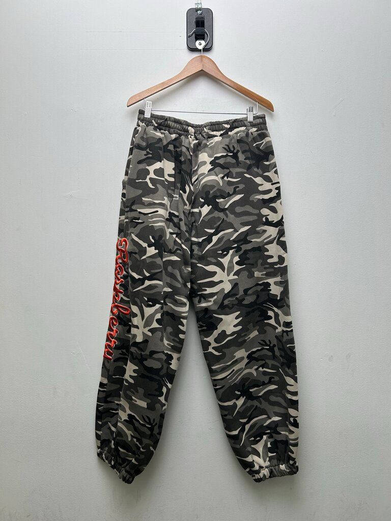 New Gv Gallery Snow Camo Sweatpants Sz.Large