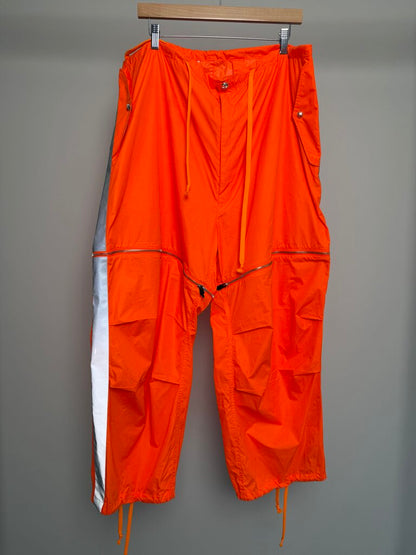 New Chrome Heart Parachute Orange Pants size One Size