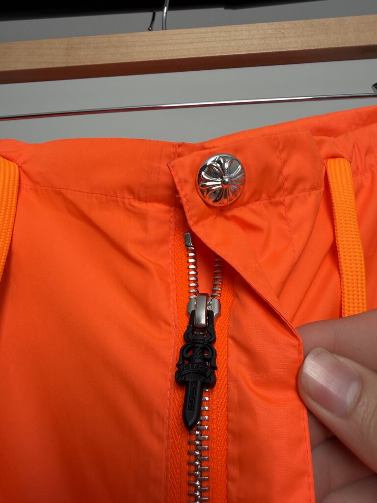 New Chrome Heart Parachute Orange Pants size One Size