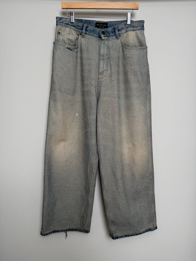 Pre-Owned Balenciaga Inside Out Baggy Denim Sz. 30-32