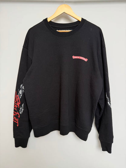 Pre-Owned Chrome Hearts Matty Boy Race Team Crewneck Sz. L