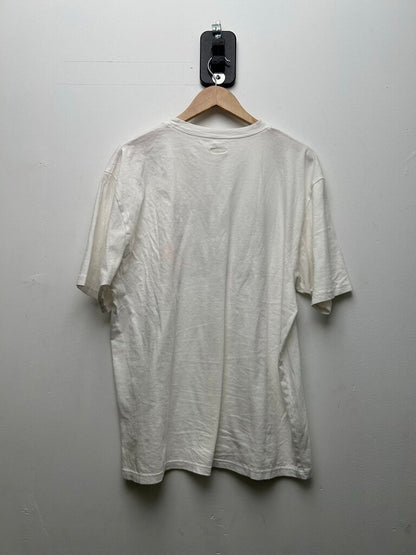 Preowned Kapital Spellout White Boat Tee Sz.Large