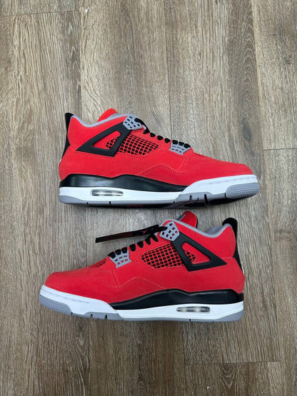 New Jordan 4 Toro Red Sz.9.5