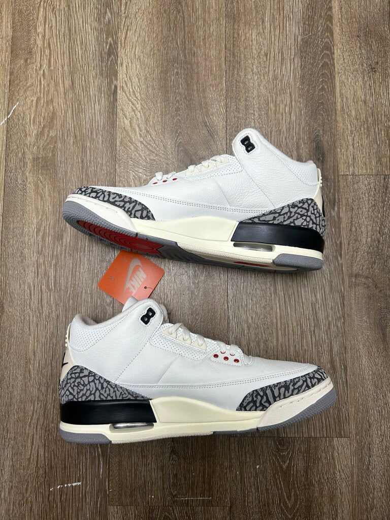 New Jordan 3 White Cement Reimagined Sz.11.5