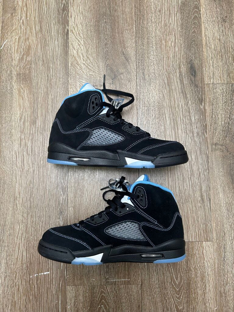 New Jordan 5 University Blue Black Sz.7Y