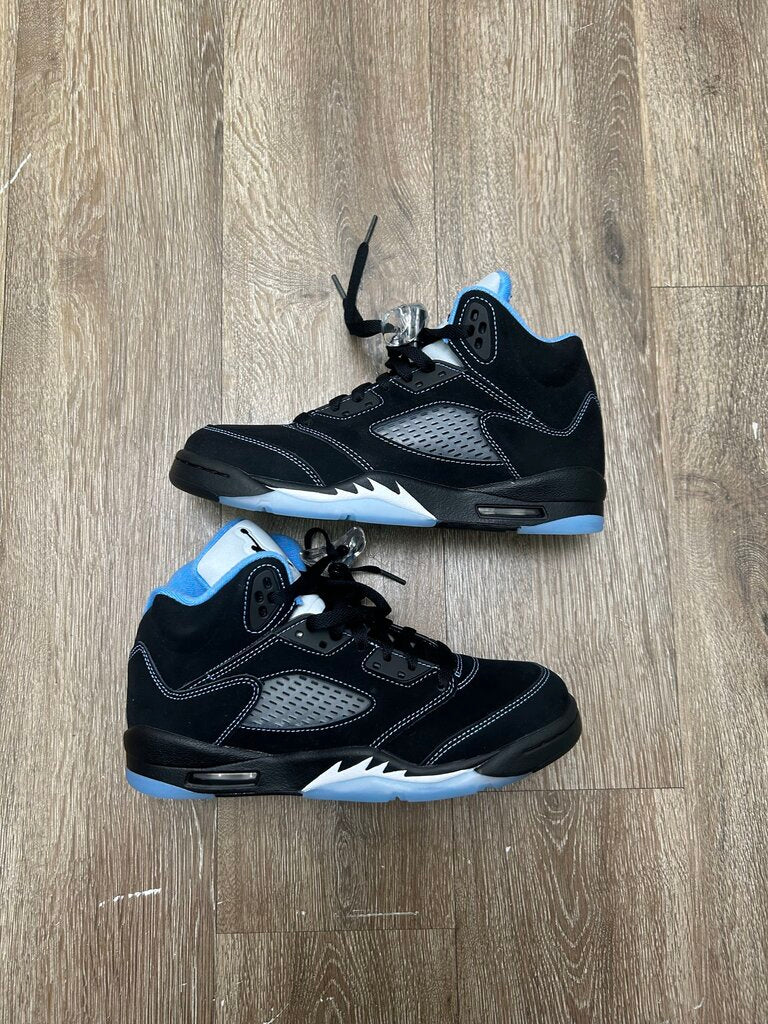 New Jordan 5 University Blue Black Sz.7Y
