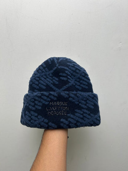 Preowned Louis Vuitton Pharrell Blue Navy Crush Beanie