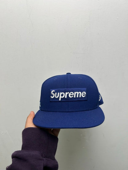 Preowned Supreme Blue LA Box Logo Hat Sz.7 5/8