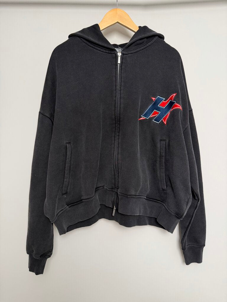 Preowned HMDD Black Zip-Up Size L