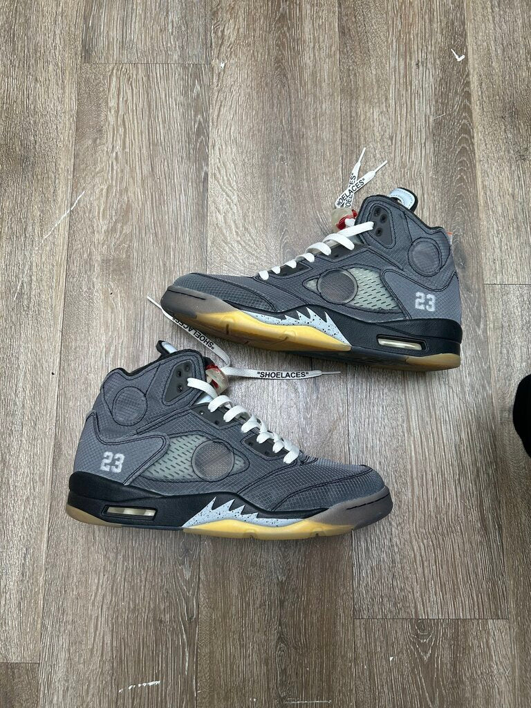 Preowned Jordan 5 Off White Muslin Sz.10