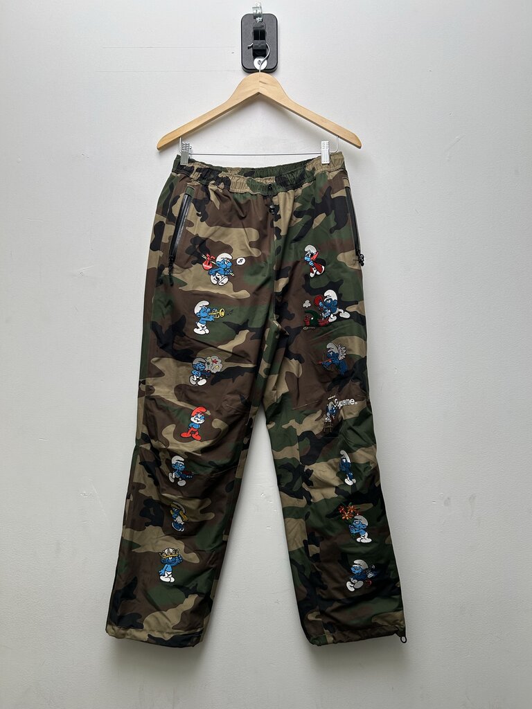 Preowned Supreme Camo Gore-tex Smurfs Pants Sz.Medium