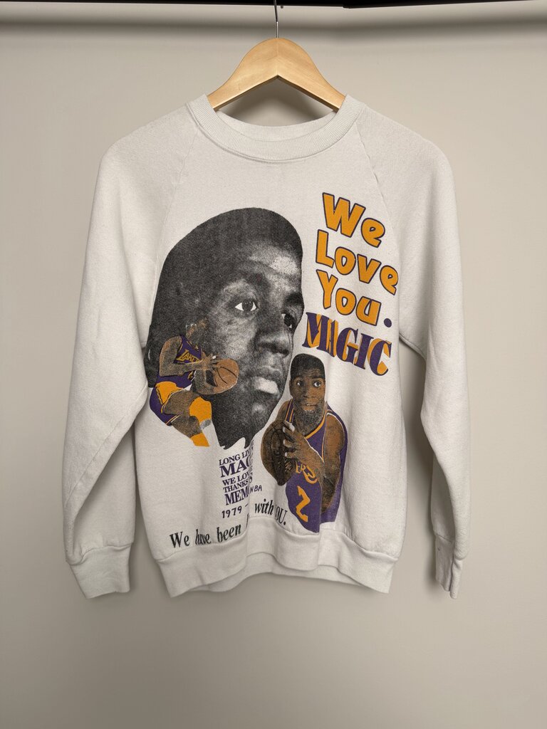 90s We Love You Magic Johnson Crewneck size XS