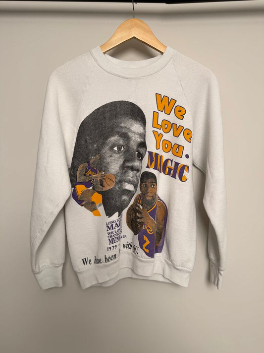 90s We Love You Magic Johnson Crewneck size XS