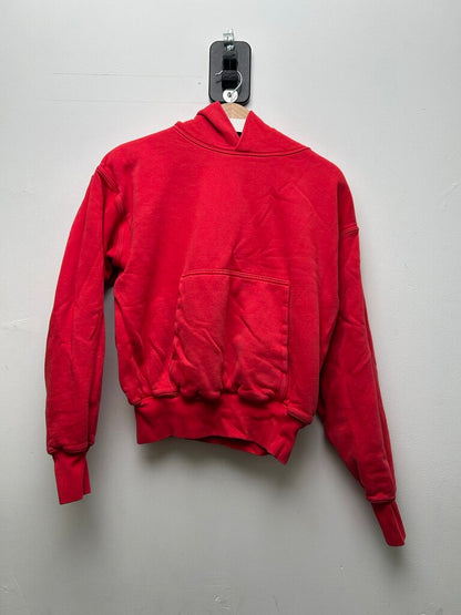 Preowned Yeezy Gap Blank Red Hoodie Sz.XS