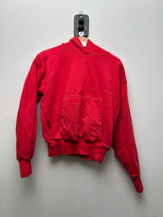 Preowned Yeezy Gap Blank Red Hoodie Sz.XS