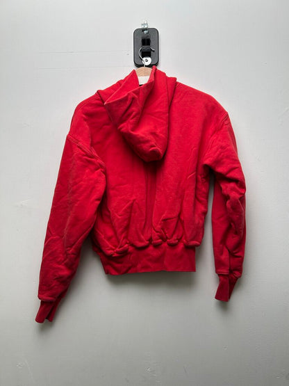 Preowned Yeezy Gap Blank Red Hoodie Sz.XS