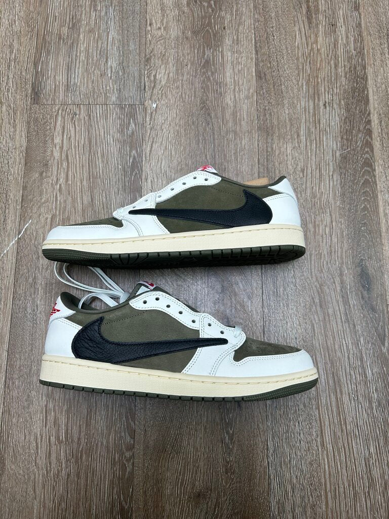 New Jordan 1 Low Travis Scott Medium Olive Sz.9.5