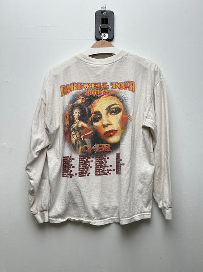 2002 Cher Farewell Tour White Longsleeve