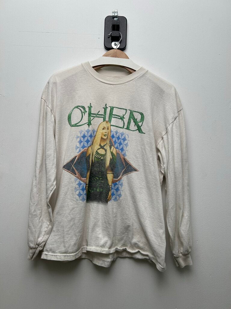 2002 Cher Farewell Tour White Longsleeve