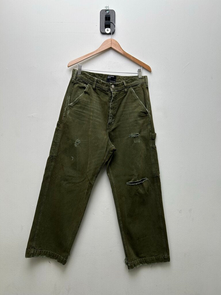Preowned ERD Green Distressed Chino Sz.34