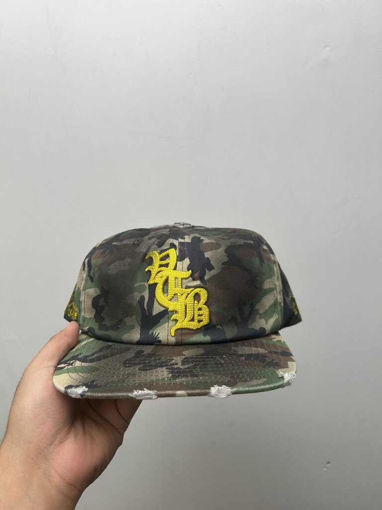 New Vertebrae Camo Yellow Hat
