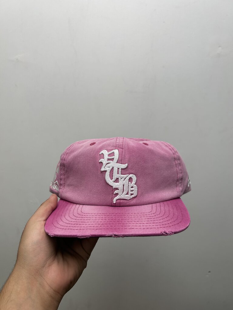 New Vertebrae Pink White Hat