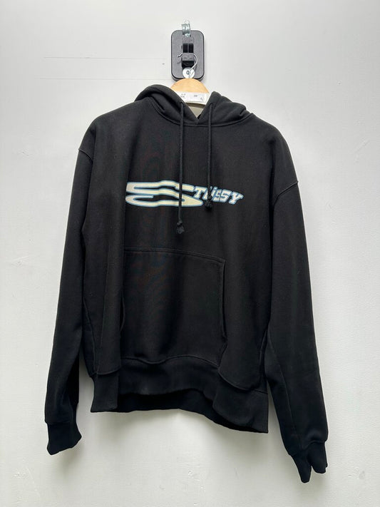 Preowned Stussy Black Blue White S Hoodie Sz.Large