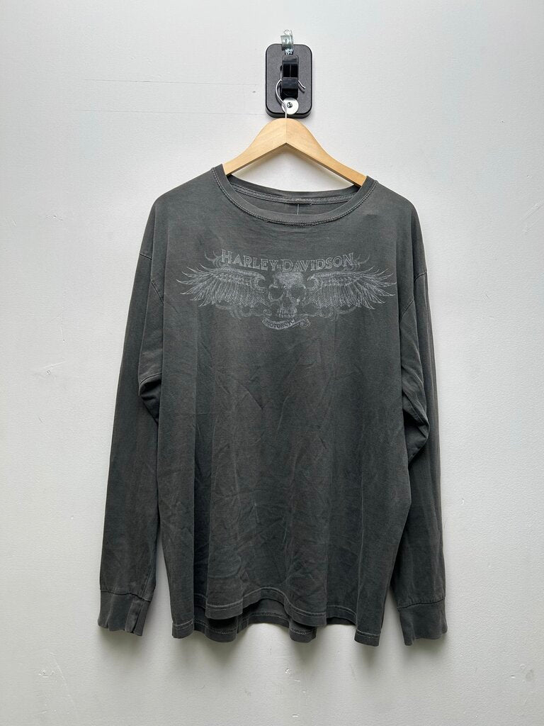 Harley Davidson Motorcycle Lancaster Grey Long Sleeve Sz.L/XL