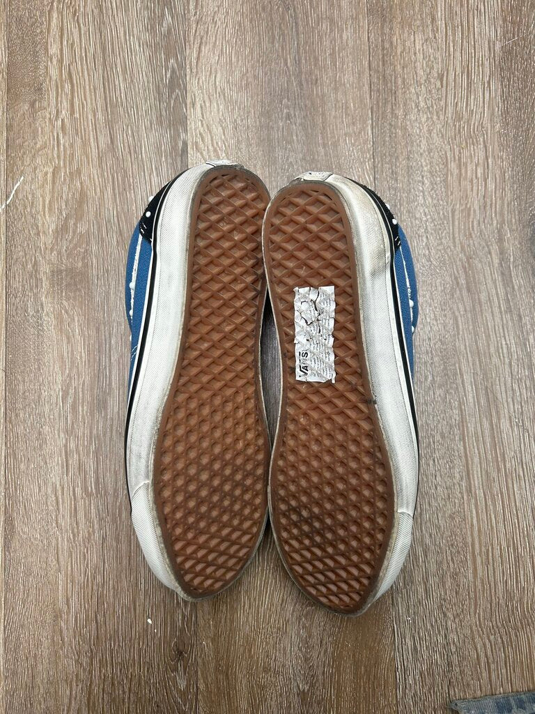 Preowned Vans Pealized Navy Blue White Sz.11