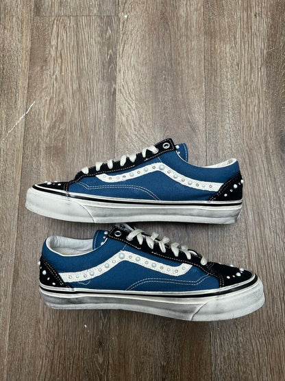 Preowned Vans Pealized Navy Blue White Sz.11