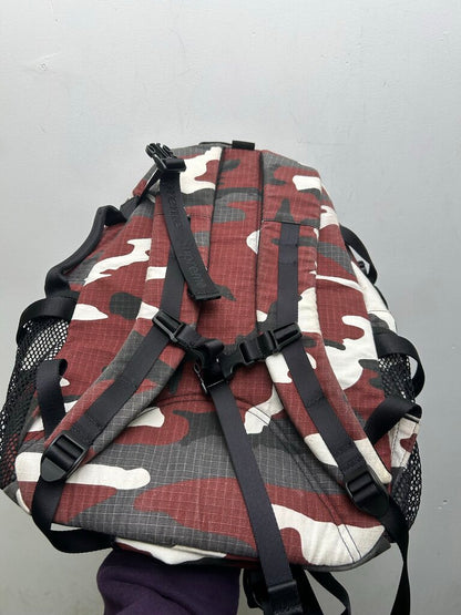 Preowned Supreme Red Camo Bookbag