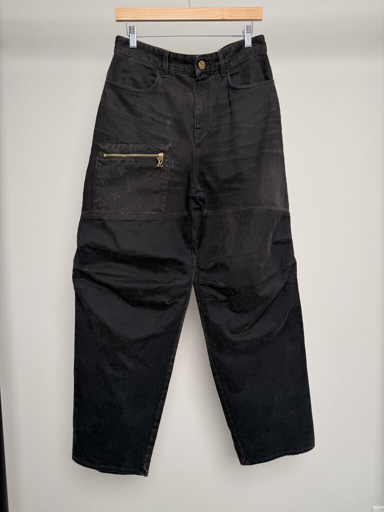 Pre-Owned Louis Vuitton Monogram Workwear Denim Sz. 28