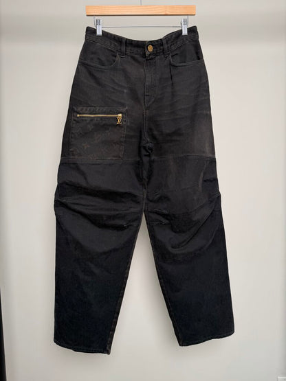 Pre-Owned Louis Vuitton Monogram Workwear Denim Sz. 28
