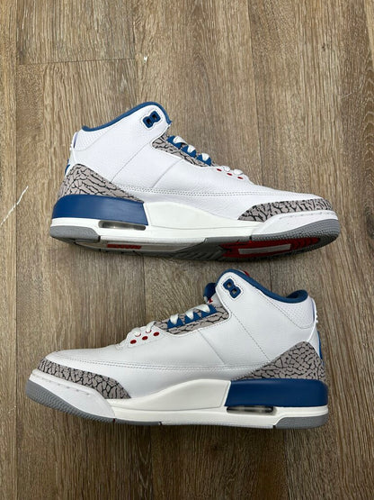 Preowned Jordan 3 True Blue sz.10( NO BOX)