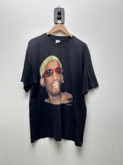 1996 Dennis Rodman Picture Face Tee Sz XL