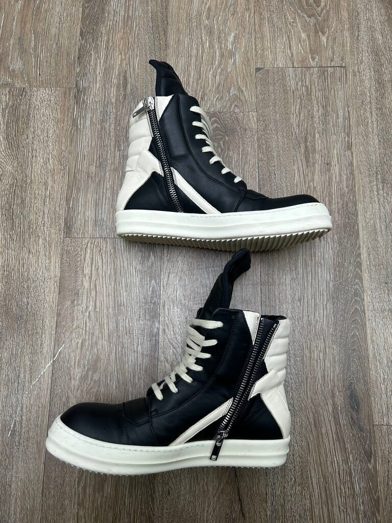 Preowned Rick Owens Black Milk Geobasket sz.43.5