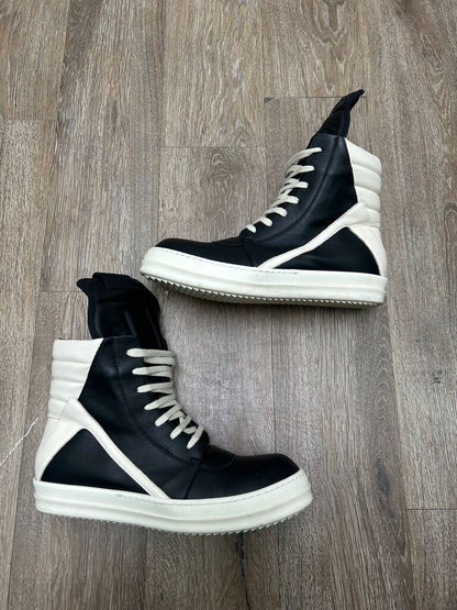 Preowned Rick Owens Black Milk Geobasket sz.43.5