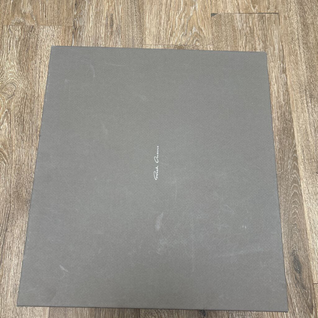 Preowned Rick Owens Black Milk Geobasket sz.43.5