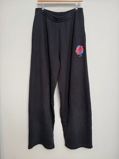 New Balenciaga Planet Earth Baggy Black Sweatpants size M