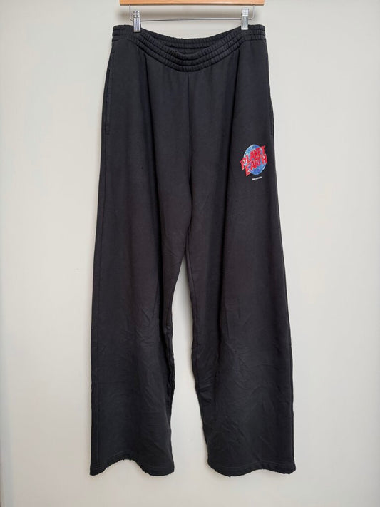 New Balenciaga Planet Earth Baggy Black Sweatpants size M