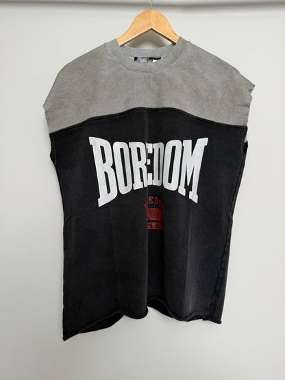 New Boredom Kills Boxer Cut Off Tee size M