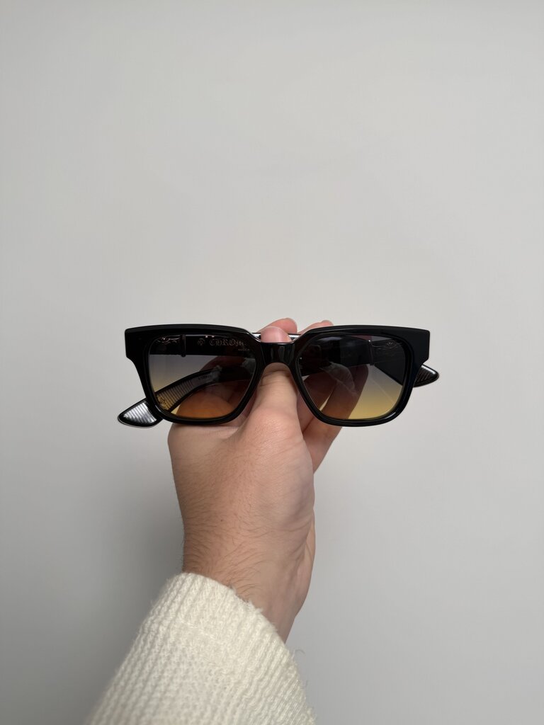 Preowned Chrome Heart Vigillionare ll Black Gold Yellow Tint