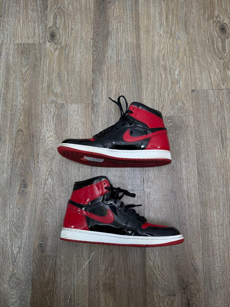 Preowned Jordan 1 Patent Leather Bread Sz 10.5