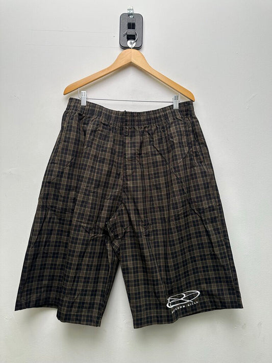 New Boredom Kills Plaid 3/4 Shorts Size XXL