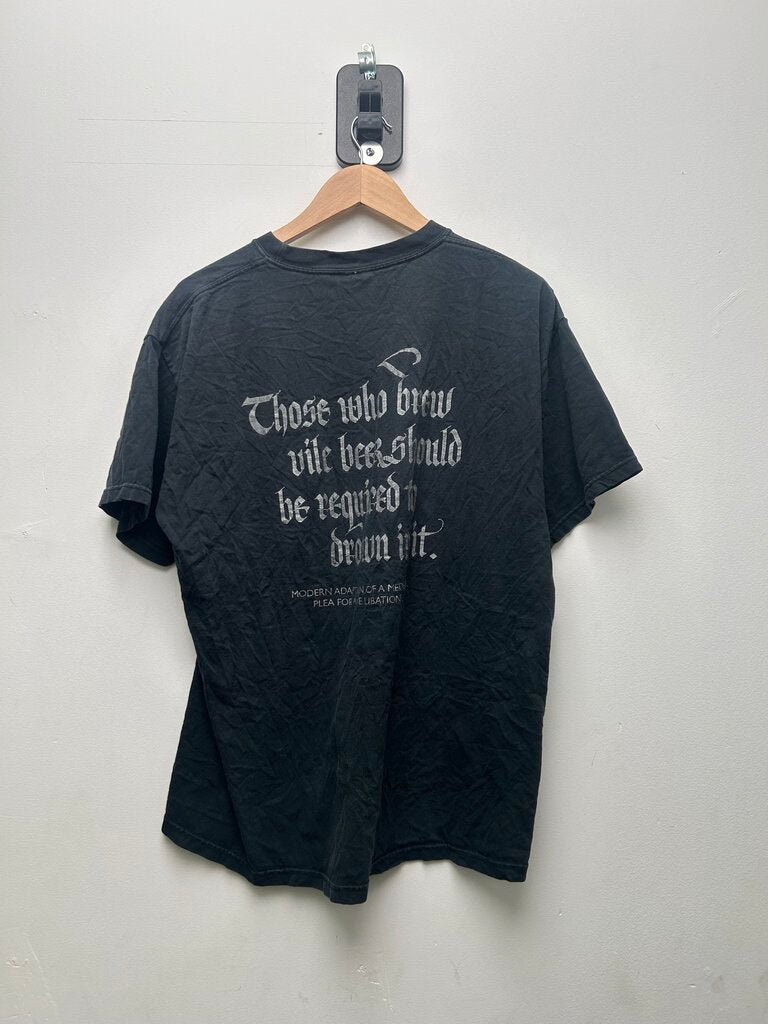 Saint Obnoxious Black Tee Sz L