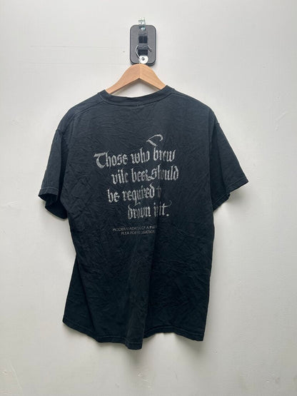 Saint Obnoxious Black Tee Sz L