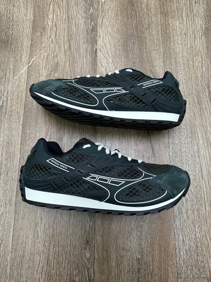 Preowned Bottega Orbit Black Olive Suede Sz.43