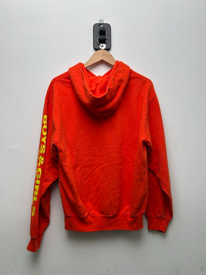 New 74 Is War Orange Yellow Boys And Girls Hoodie Sz.Small